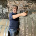 Frédéric Pacory während der zweiten Abfüllung