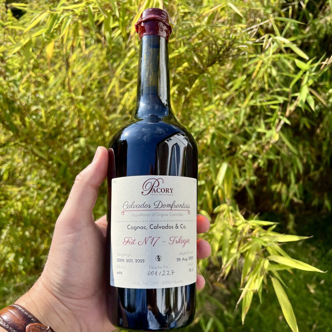 Bild der dritten Abfüllung "Trilogie"