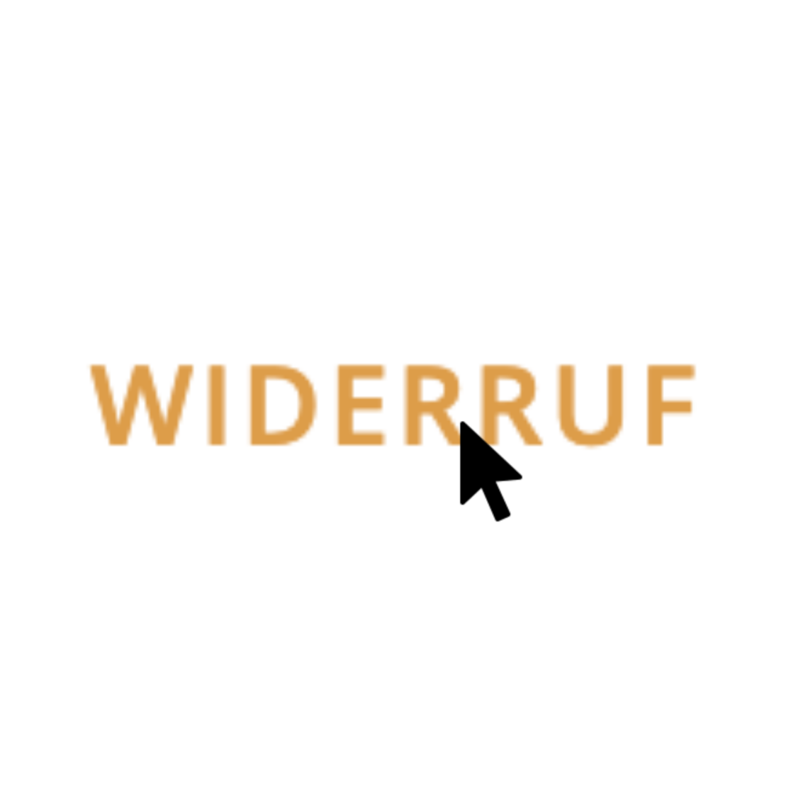 Widerrufbutton mit Maus